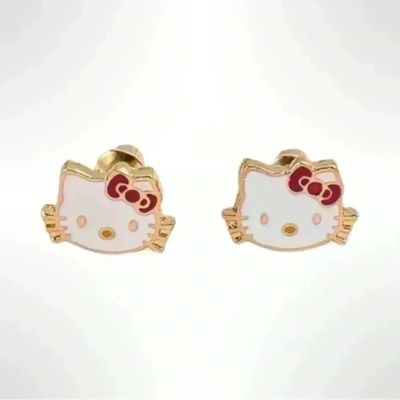 Hello Kitty Stud Earrings - Picture 3 of 5